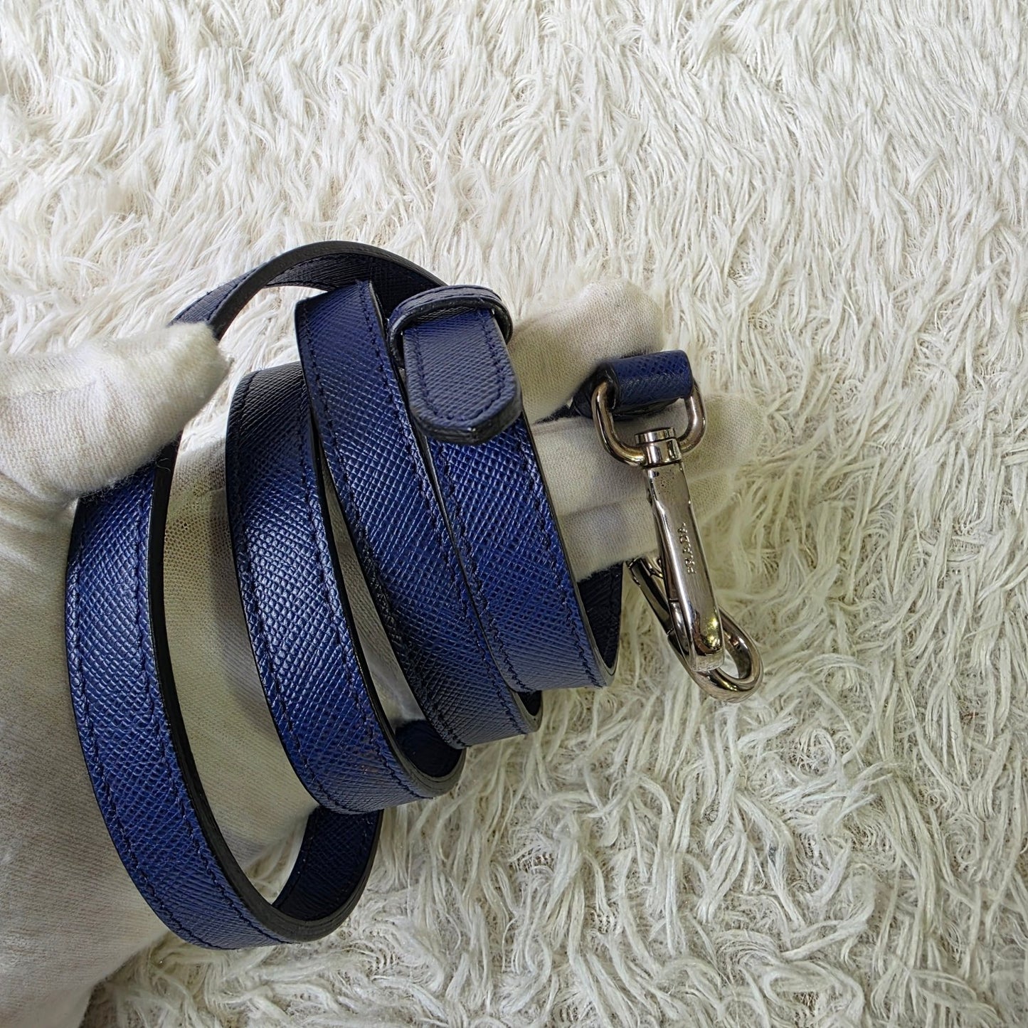 Prada Saffiano Leather Wallet on Chain Bag (Pre-Owned)