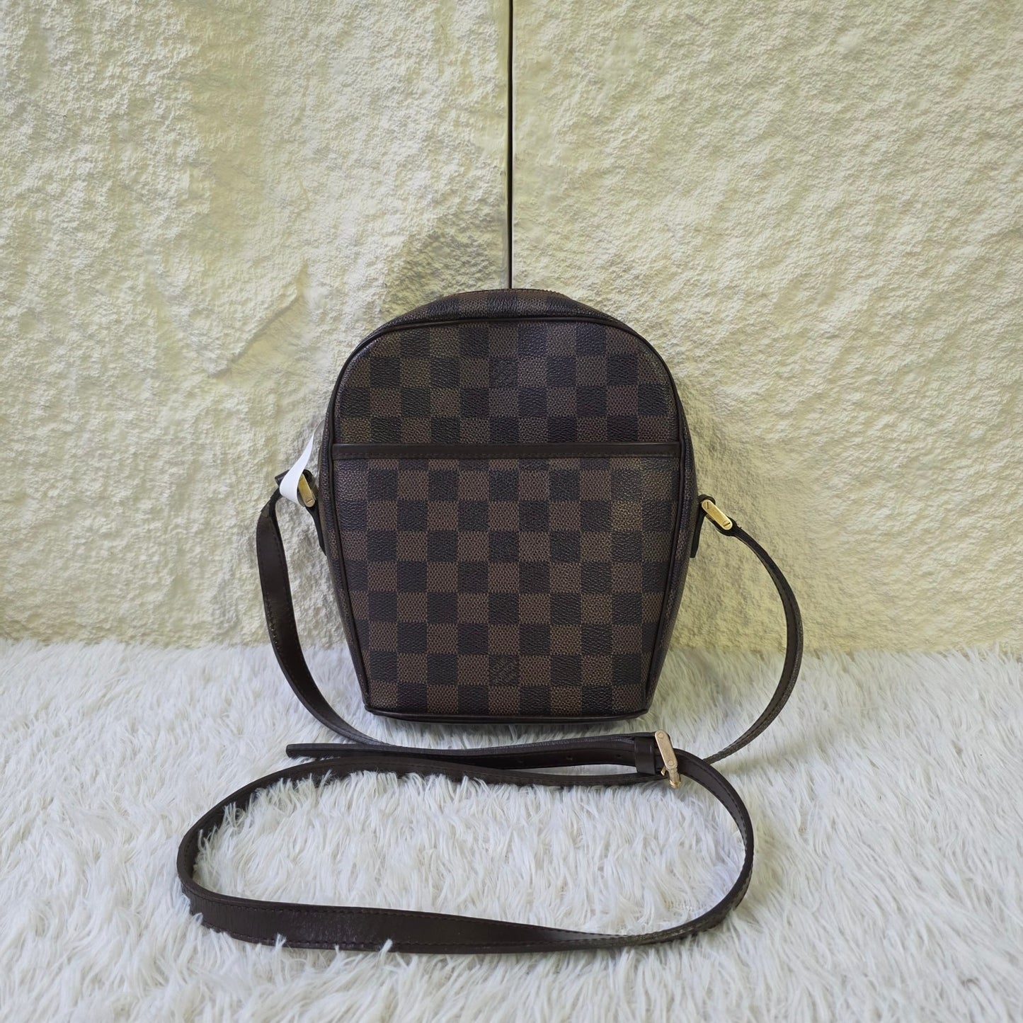 Louis Vuitton Damier Ebene Ipanema Crossbody Bag (Pre-Owned)