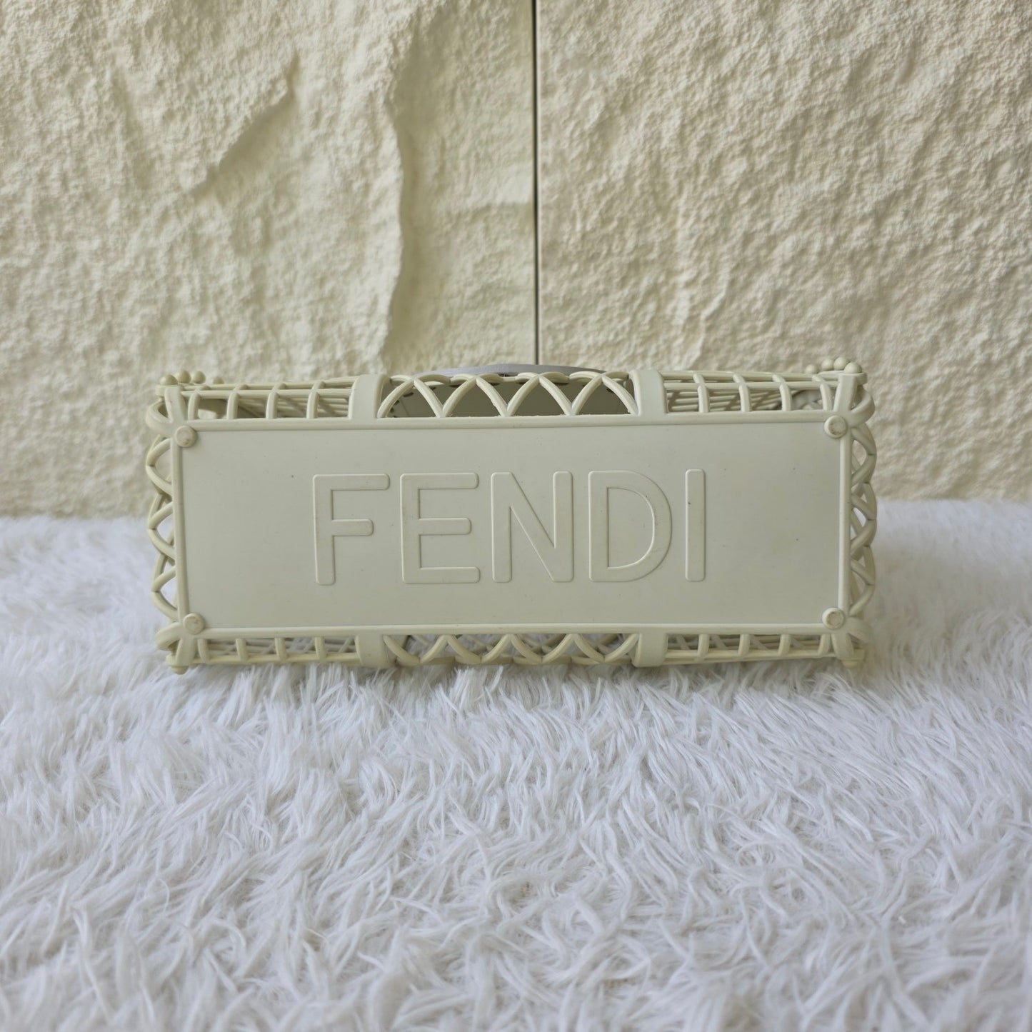 Fendi Roma 1925 Lattice Basket Bag (Pre-Owned)