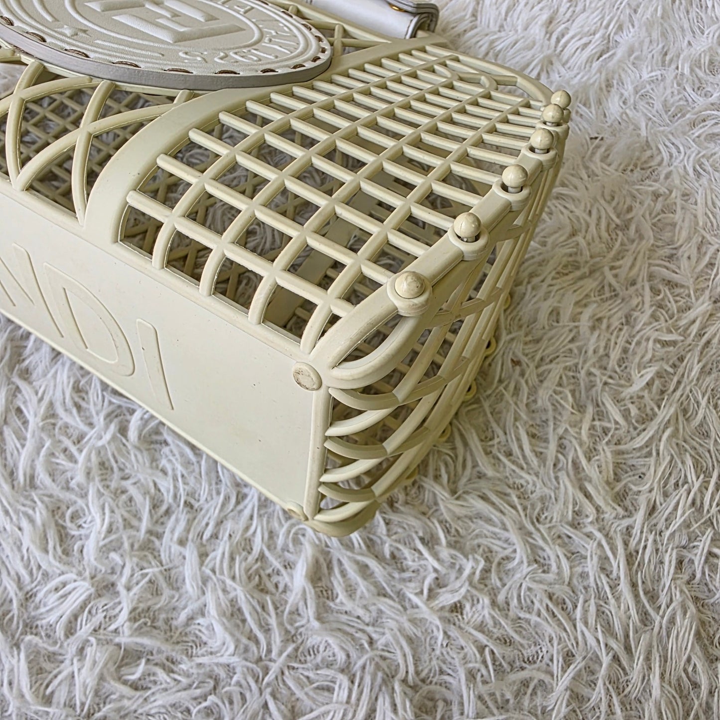 Fendi Roma 1925 Lattice Basket Bag (Pre-Owned)