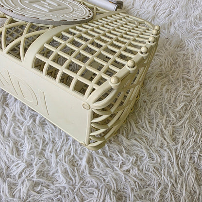 Fendi Roma 1925 Lattice Basket Bag (Pre-Owned)