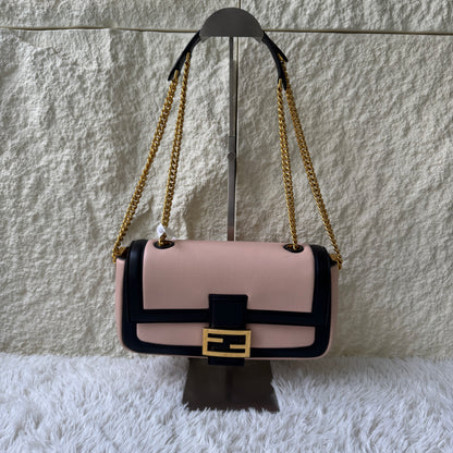 Fendi Kan I Colorblock Chain Shoulder Bag (Pre-Owned)