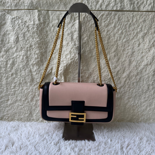 Fendi Kan I Colorblock Chain Shoulder Bag (Pre-Owned)