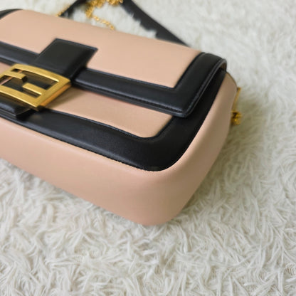 Fendi Kan I Colorblock Chain Shoulder Bag (Pre-Owned)