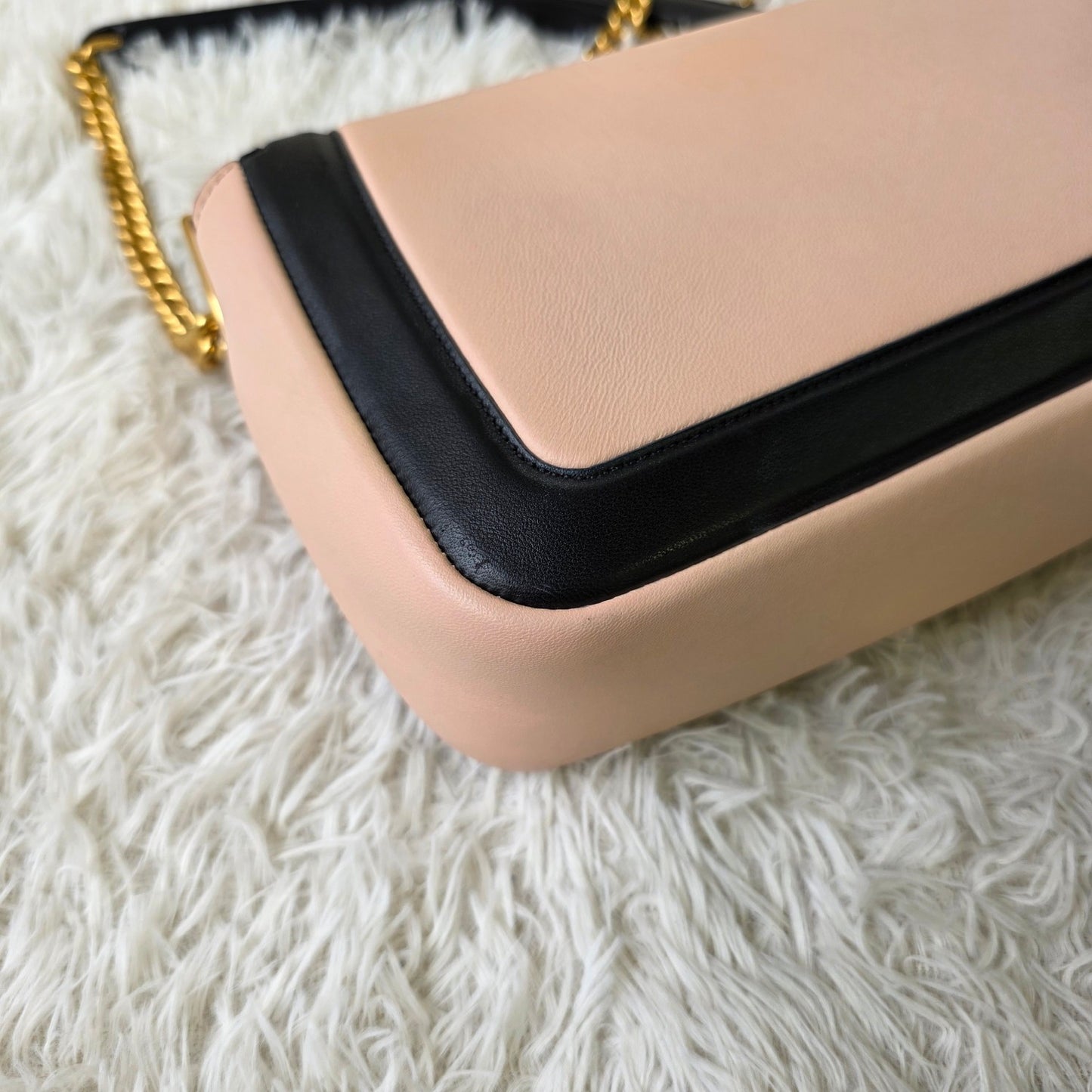 Fendi Kan I Colorblock Chain Shoulder Bag (Pre-Owned)