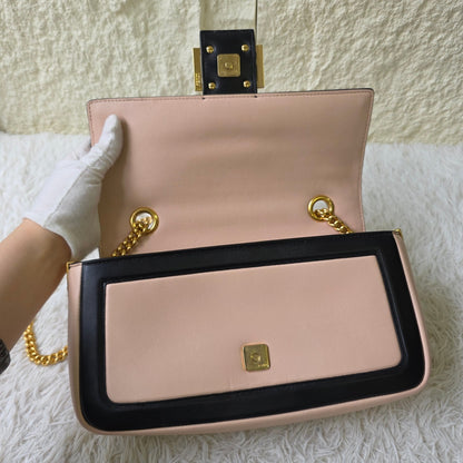 Fendi Kan I Colorblock Chain Shoulder Bag (Pre-Owned)