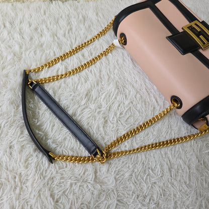 Fendi Kan I Colorblock Chain Shoulder Bag (Pre-Owned)