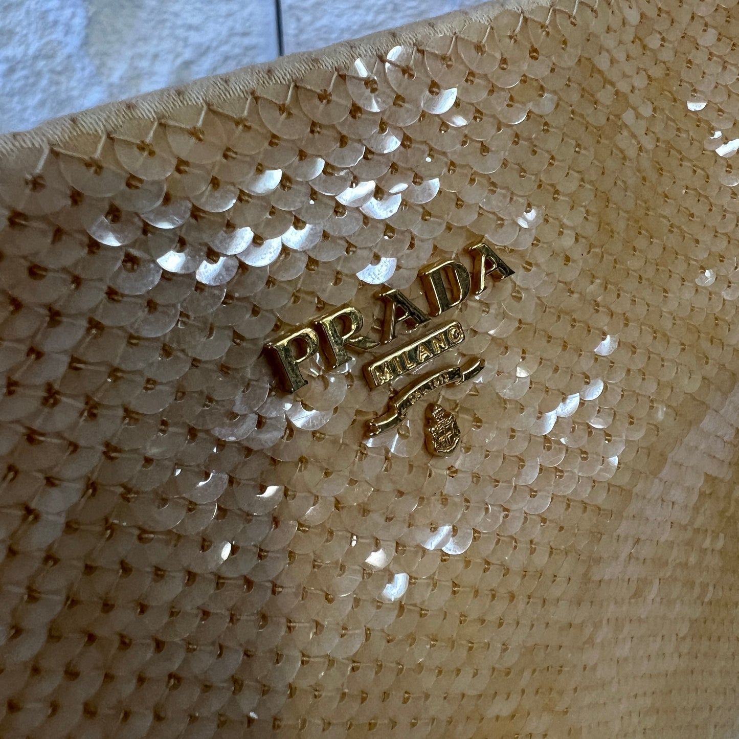Prada Sequin Evening Clutch Bag (Pre-Owned)