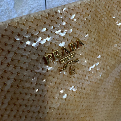 Prada Sequin Evening Clutch Bag (Pre-Owned)