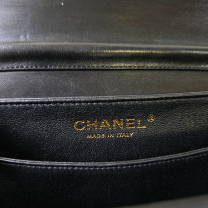 Chanel Quilted Velvet Pearl CC Chain Shoulder Bag (Pre-Owned)