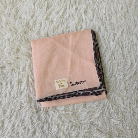Burberry Sheer Border Handkerchief Scarf (Pre-Owned)