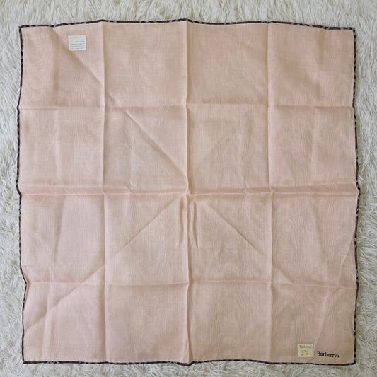 Burberry Sheer Border Handkerchief Scarf (Pre-Owned)