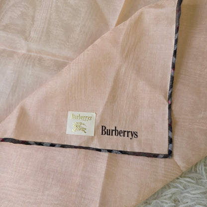 Burberry Sheer Border Handkerchief Scarf (Pre-Owned)