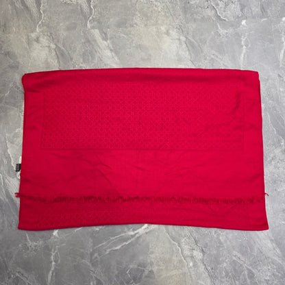 Salvatore Ferragamo Red Gancini Scarf (Pre-Owned)