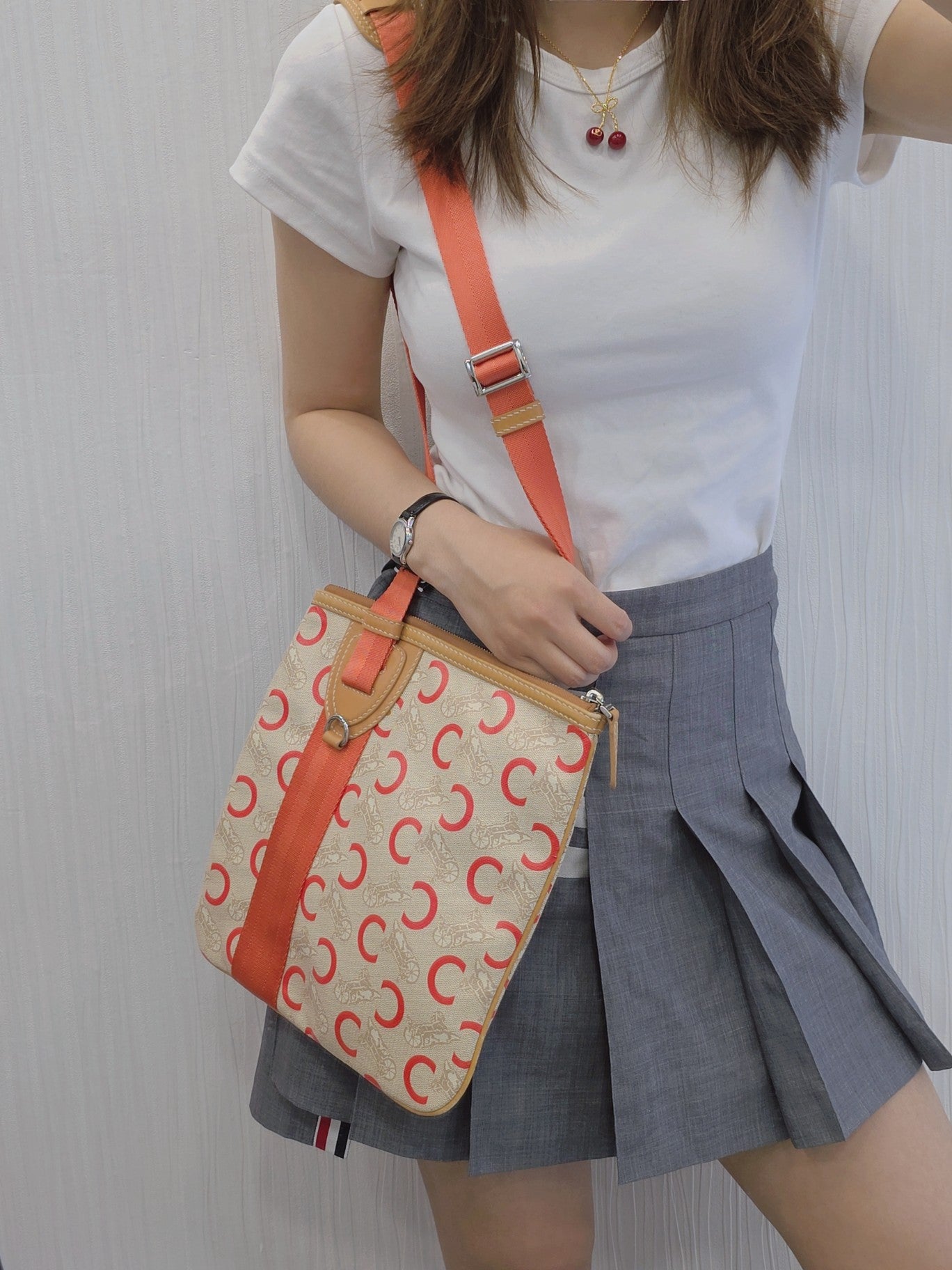 Celine C Macadam Canvas Shoulder Bag (Pre-Owned)