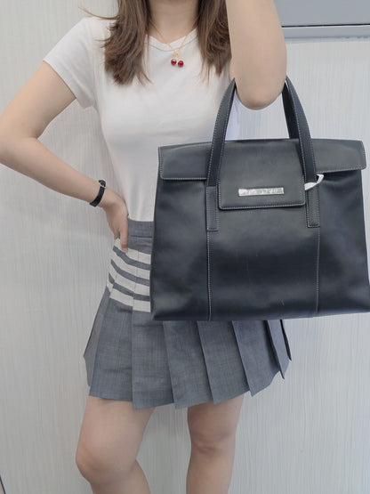 Bvlgari Leather Tote Bag (Pre-Owned)