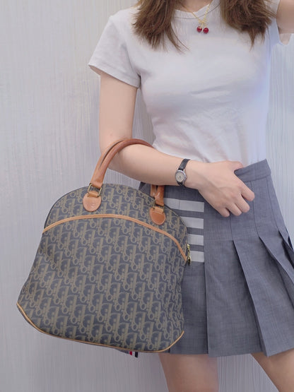 Dior Trotter Canvas Handbag (Pre-Owned)