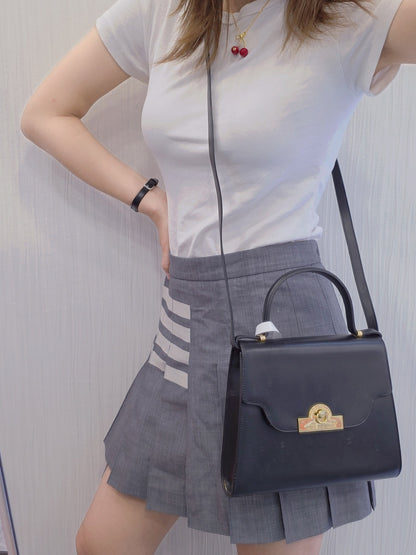 Dior Leather 2-Way Handbag (Pre-Owned)