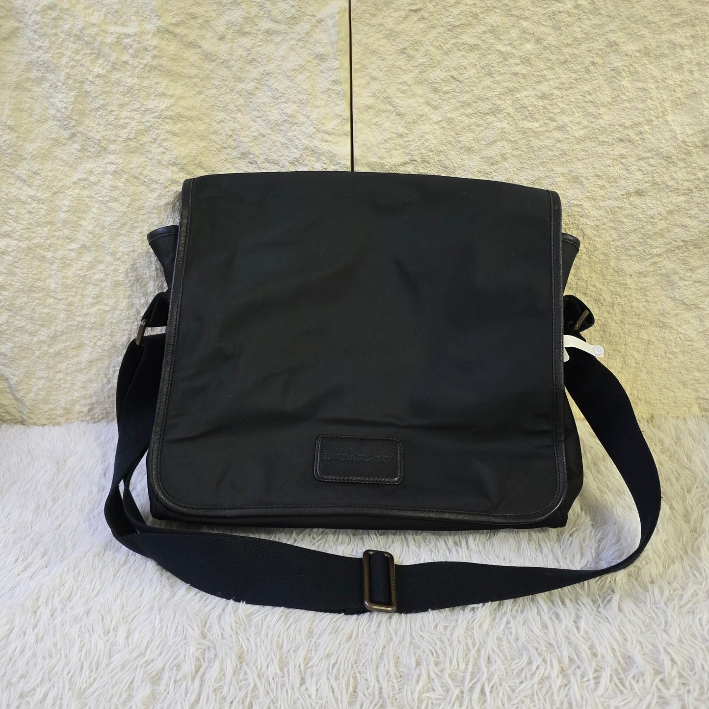 Burberry Nylon Messenger Bag (Pre-Owned)