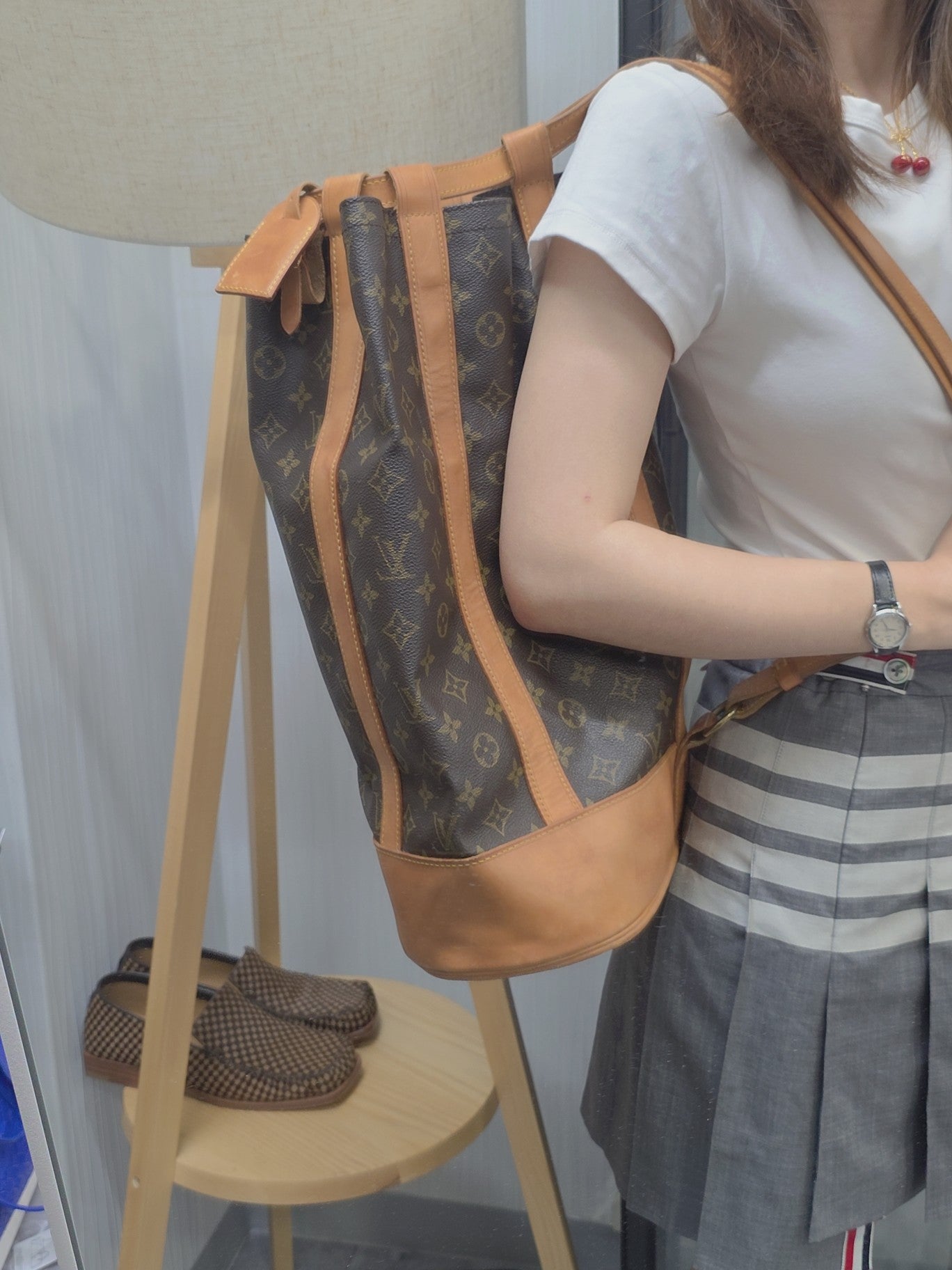 Louis Vuitton Monogram Bucket Tote Bag (Pre-Owned)