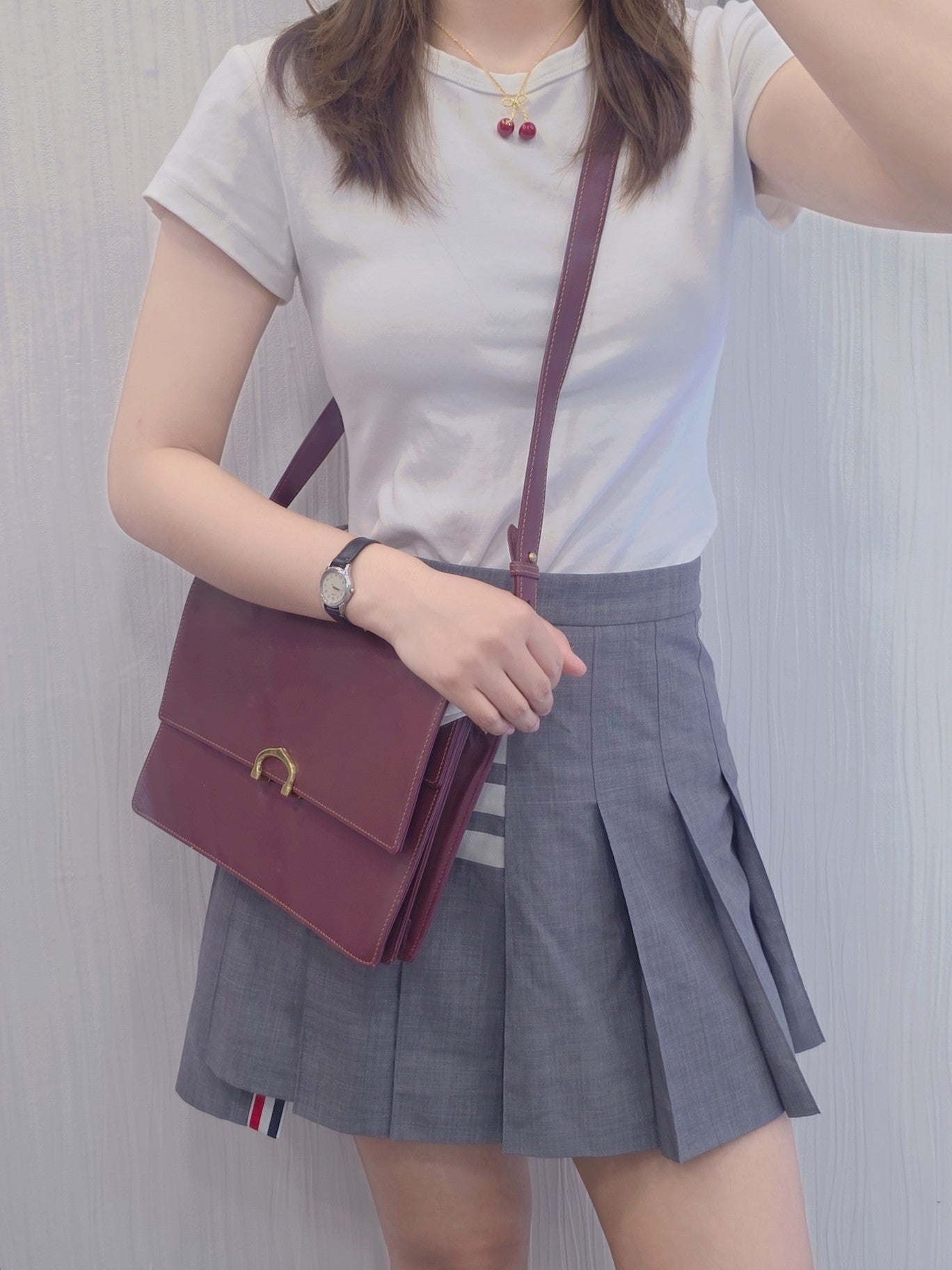 Cartier Must de Cartier Leather Shoulder Bag (Pre-Owned)
