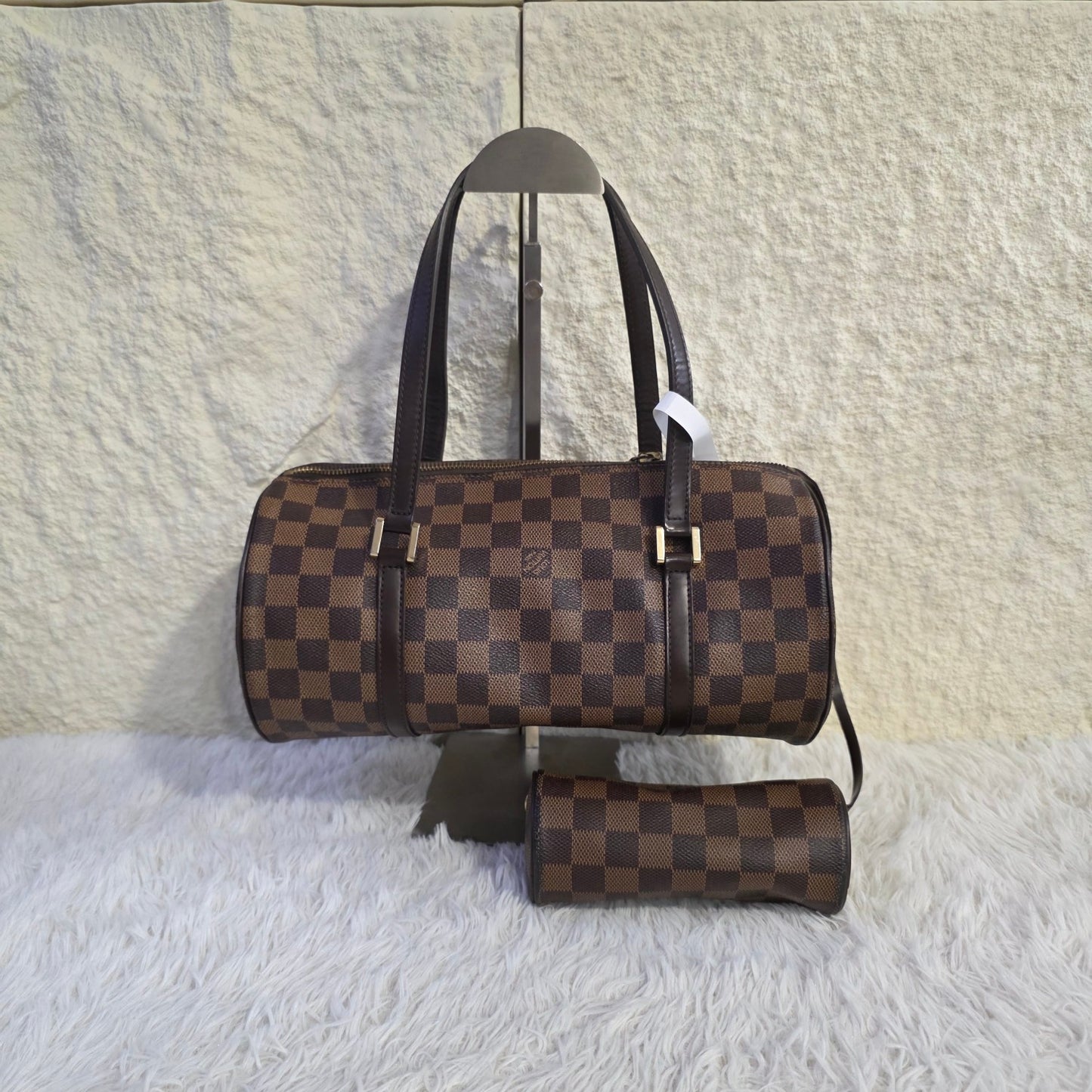 Louis Vuitton Damier Ebene Papillon Handbag (Pre-Owned)