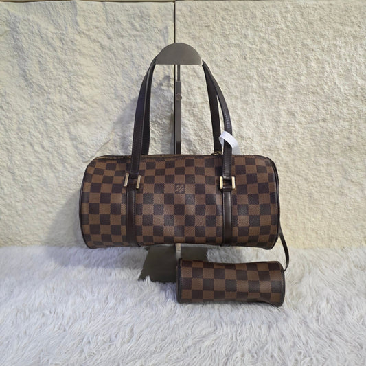 Louis Vuitton Damier Ebene Papillon Handbag (Pre-Owned)