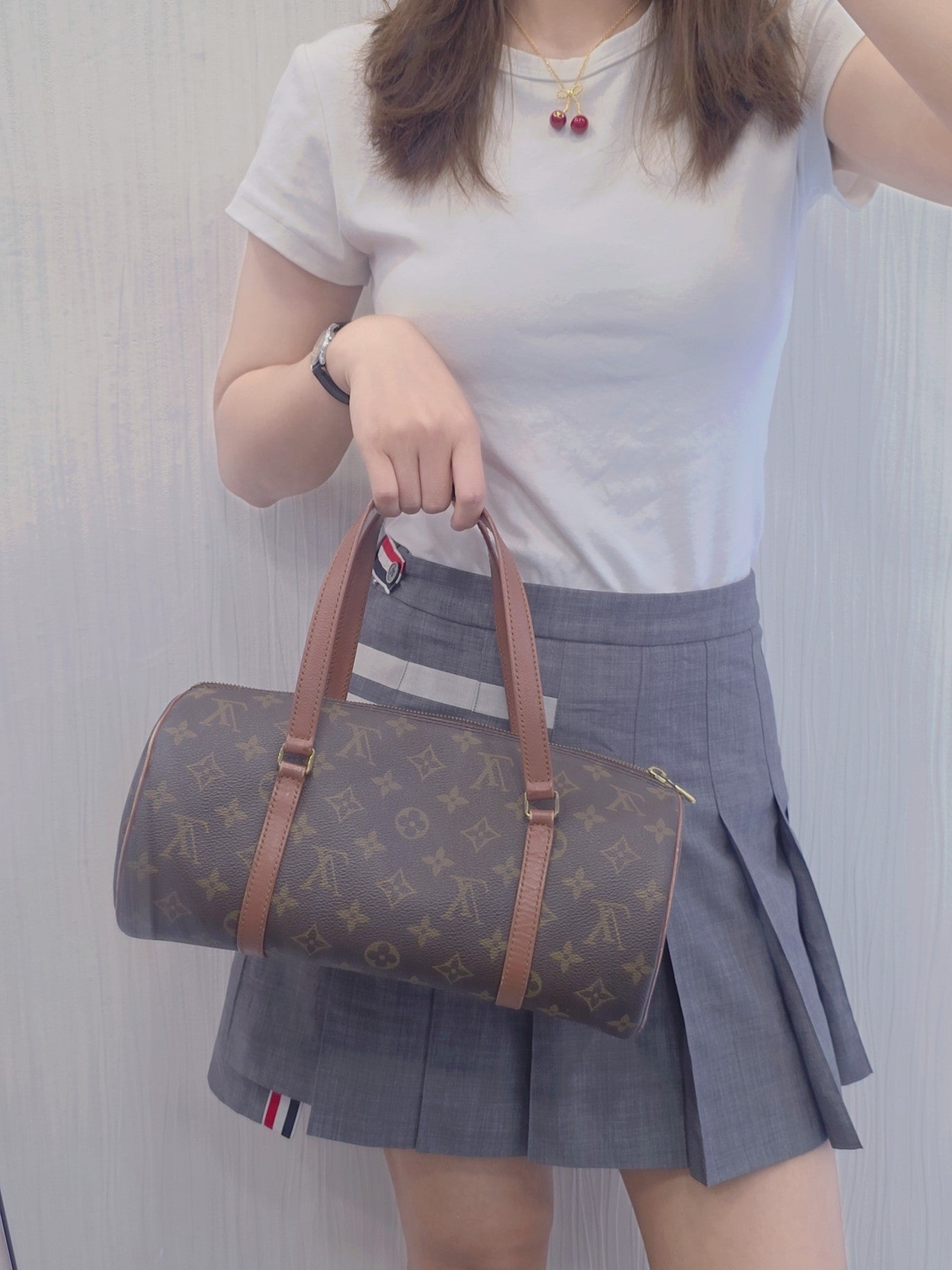 Louis Vuitton Monogram Papillon Handbag (Pre-Owned)