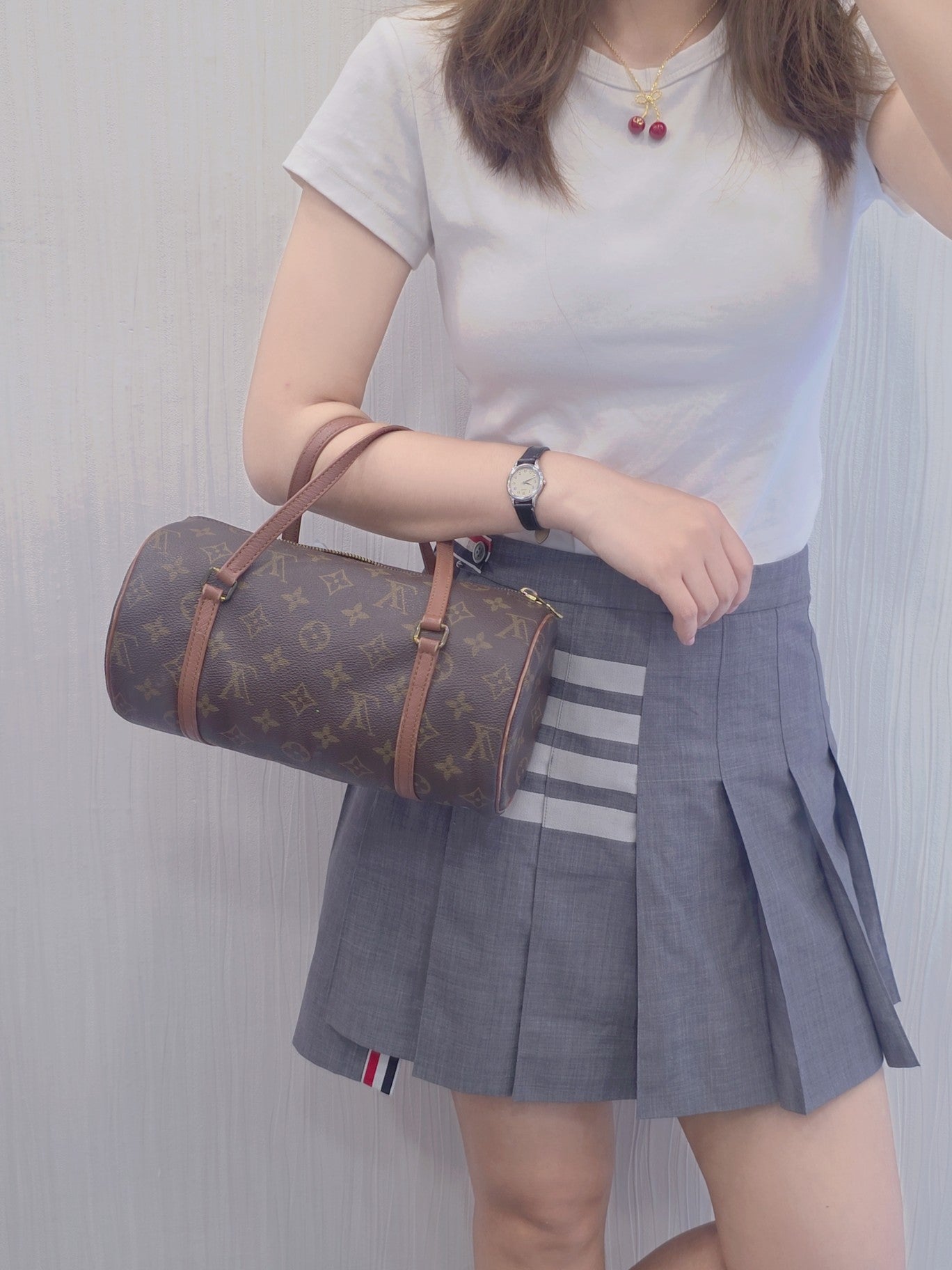 Louis Vuitton Monogram Papillon Handbag (Pre-Owned)