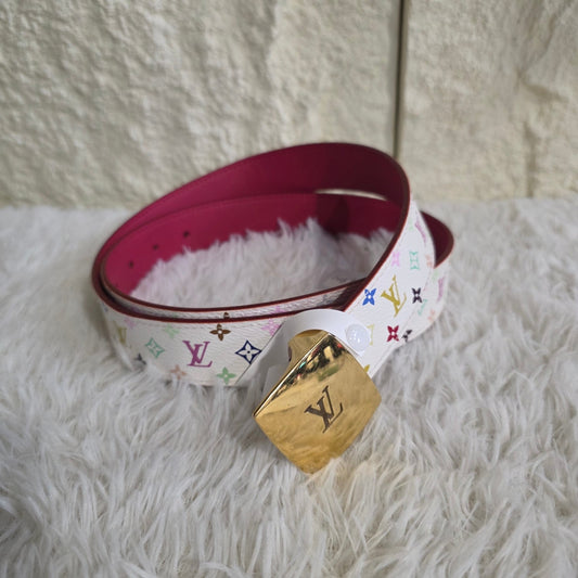 Louis Vuitton Multicolor Monogram Belt (Pre-Owned)