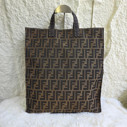 Fendi Zucca Canvas Tote Bag (Pre-Owned)