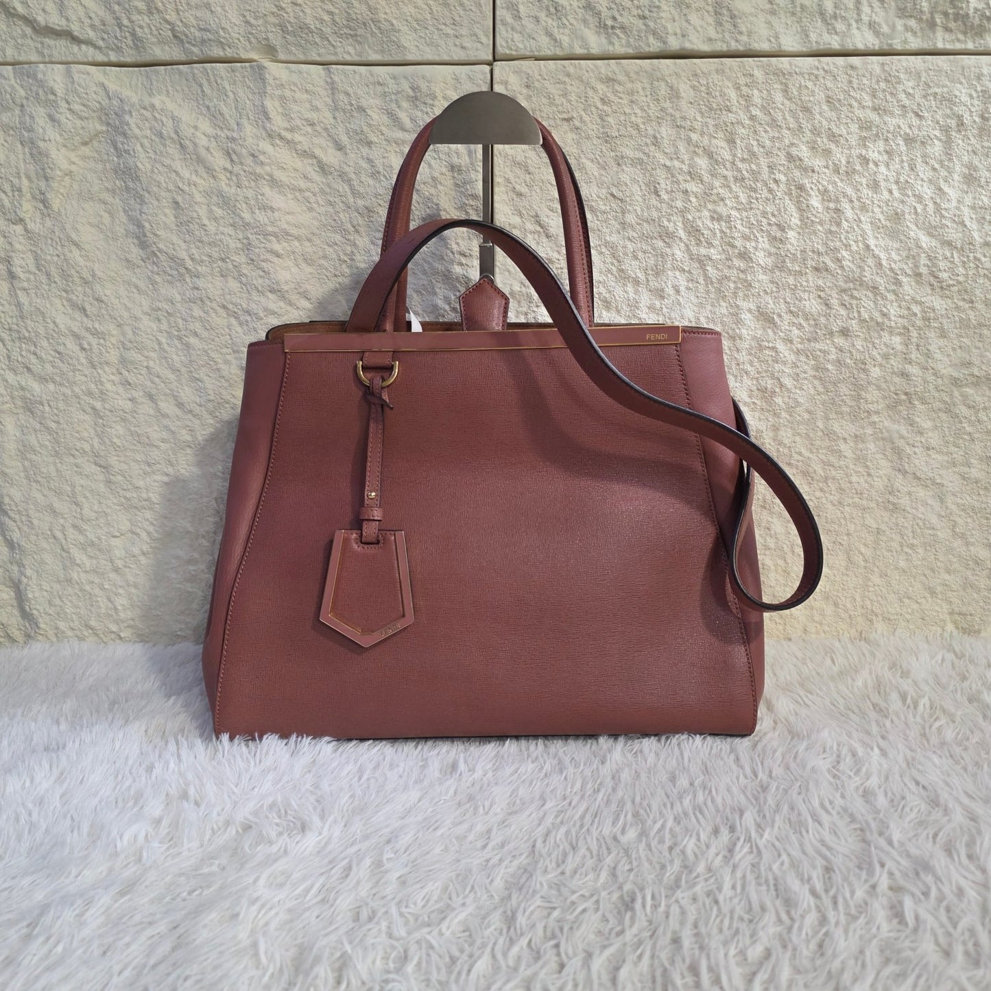 1 Fendi 2Jours Leather Tote Bag (Pre-Owned)