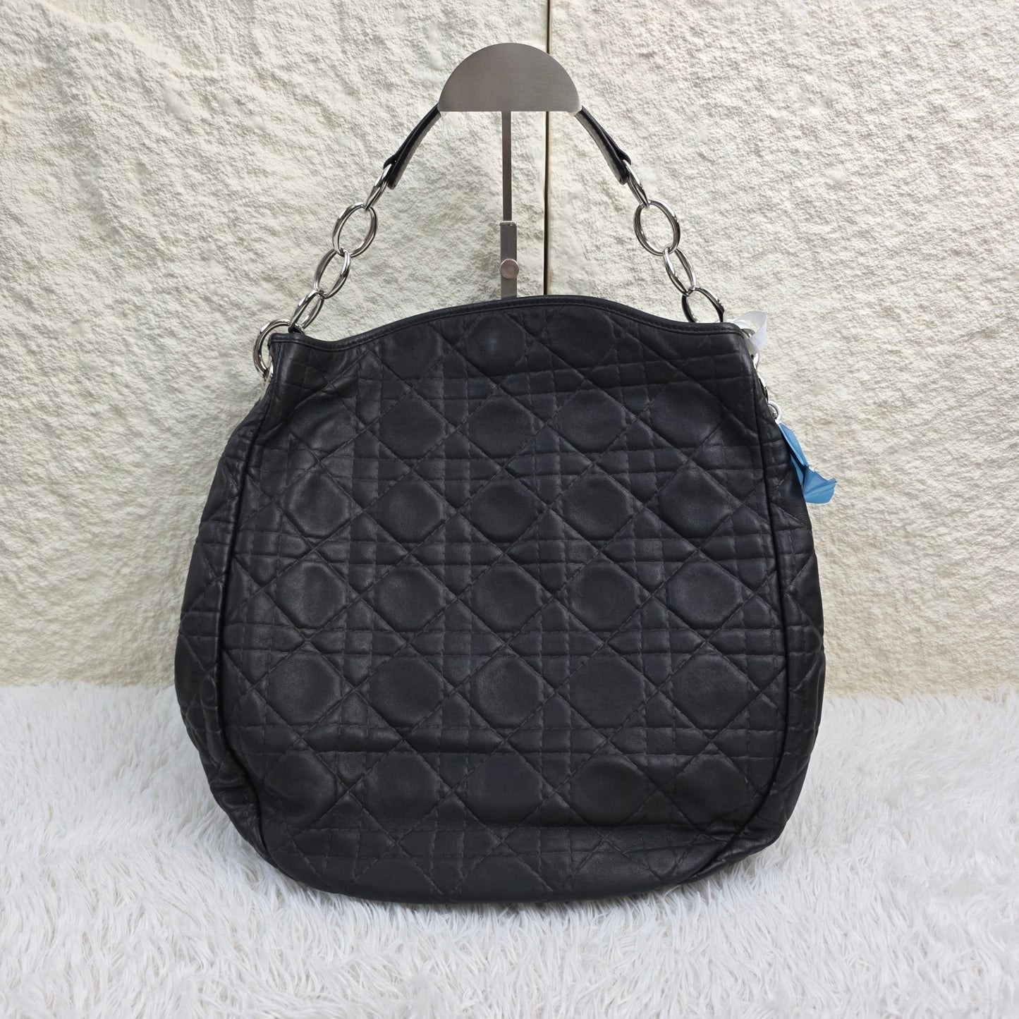Dior Cannage Quilted Leather Shoulder Bag (Pre-Owned)