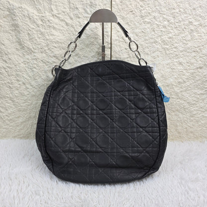 Dior Cannage Quilted Leather Shoulder Bag (Pre-Owned)