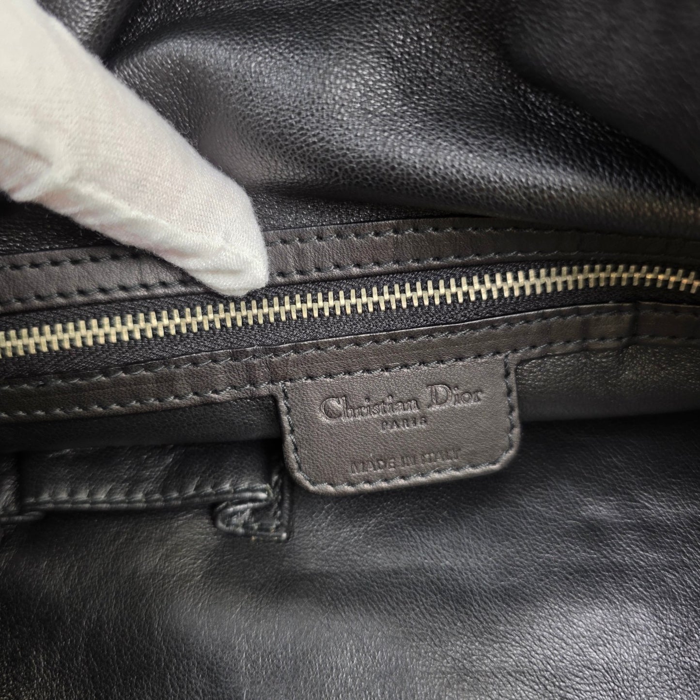 Dior Cannage Quilted Leather Shoulder Bag (Pre-Owned)