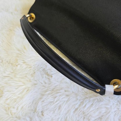 Chanel Caviar Leather Top Handle Chain Shoulder Bag (Pre-Owned)