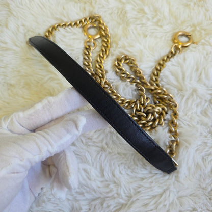 Chanel Caviar Leather Top Handle Chain Shoulder Bag (Pre-Owned)