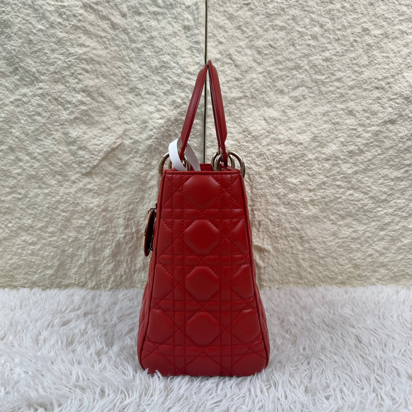 Dior Lady Dior Cannage Leather Handbag (Pre-Owned)