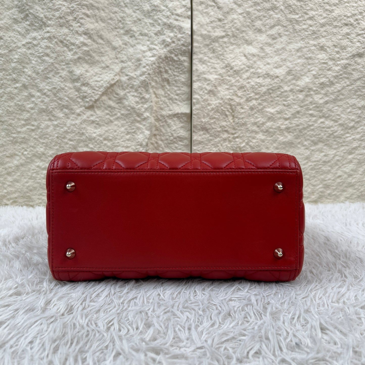 Dior Lady Dior Cannage Leather Handbag (Pre-Owned)