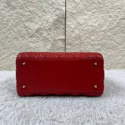 Dior Lady Dior Cannage Leather Handbag (Pre-Owned)