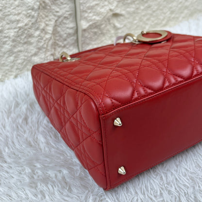 Dior Lady Dior Cannage Leather Handbag (Pre-Owned)