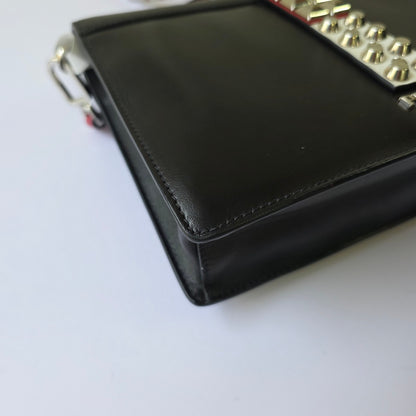 Prada Cahier Studded Leather Shoulder Bag (Pre-Owned)
