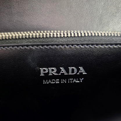 Prada Cahier Studded Leather Shoulder Bag (Pre-Owned)