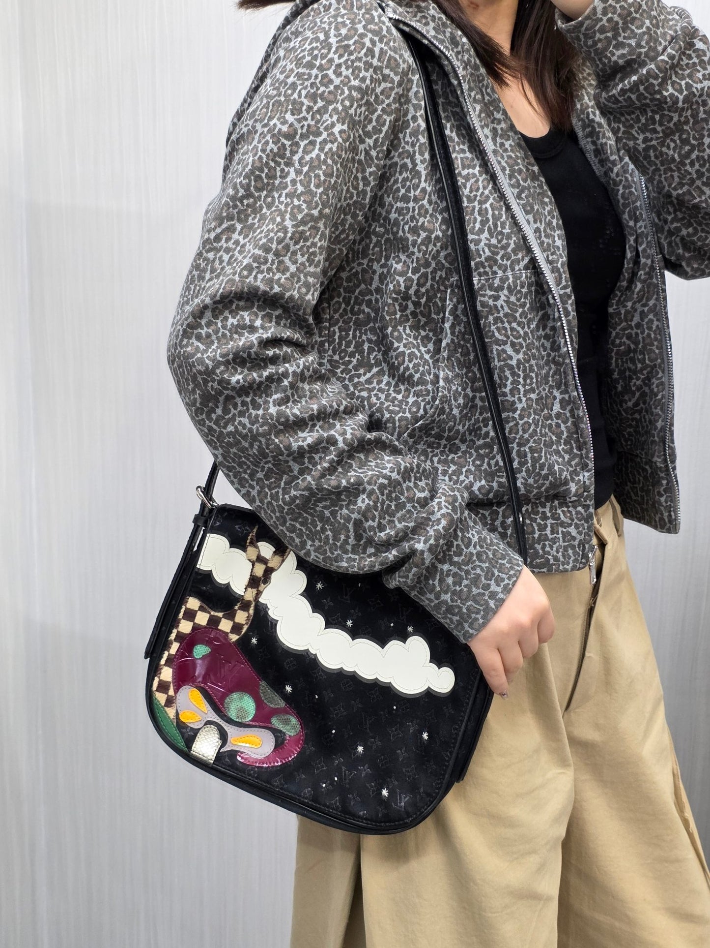 Louis Vuitton Monogram Appliqué Shoulder Bag (Pre-Owned)