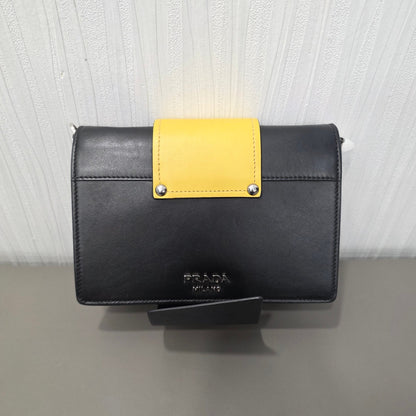 Prada Cahier Jeweled Leather Chain Shoulder Bag (Pre-Owned)