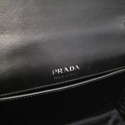 Prada Cahier Jeweled Leather Chain Shoulder Bag (Pre-Owned)