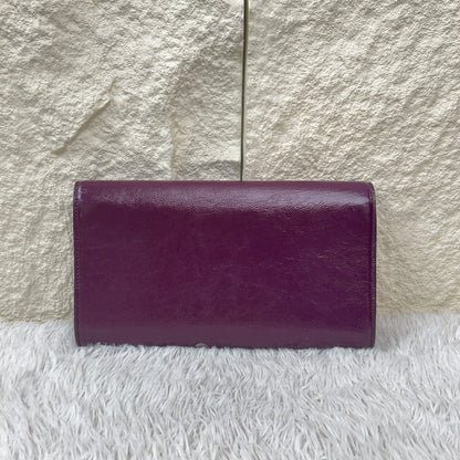 Saint Laurent YSL Patent Leather Clutch Bag (Pre-Owned)