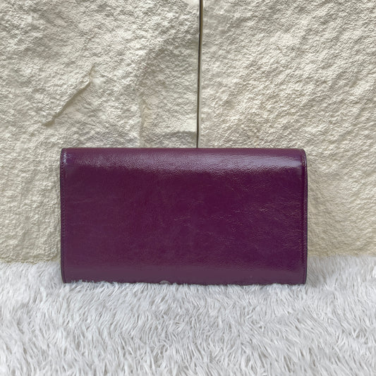 Saint Laurent YSL Patent Leather Clutch Bag (Pre-Owned)