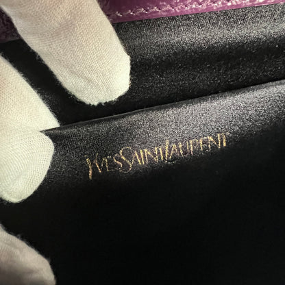 Saint Laurent YSL Patent Leather Clutch Bag (Pre-Owned)