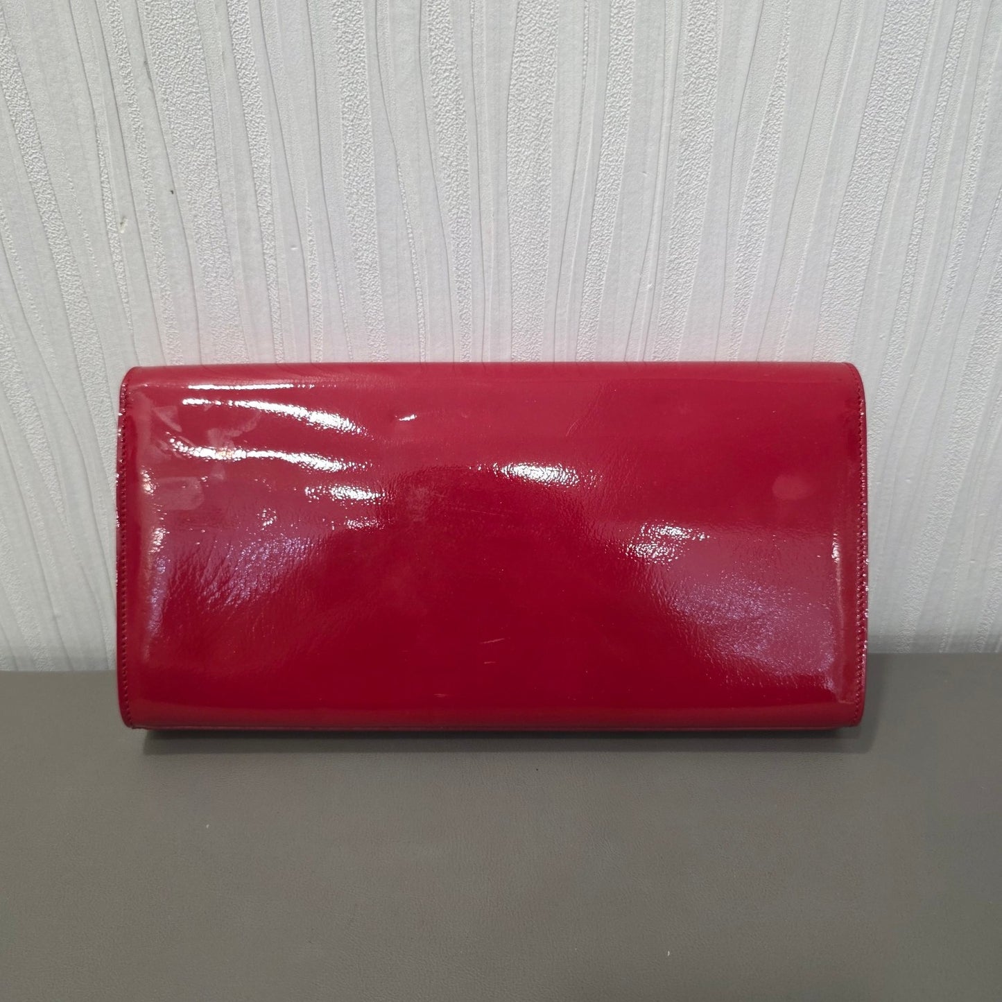 Saint Laurent YSL Patent Leather Clutch Bag (Pre-Owned)